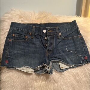 Levi 501 denim shorts